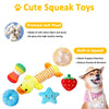 Aipper Dog Puppy Toys 23 Pack, Puppy Chew Toys for Fun and Teeth Cleaning, Dog Squeak Toys,Treat Dispenser Ball, Tug of War Toys, Puppy Teething Toys, Dog Rope Toys Pack for Medium to Small Dogs
