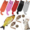 10 Pieces Cat Catnip Toys for Cat Playing Chewing Teeth Cleaning, 5 Pieces Cute Face Pillow, 1 Pack Catnip Fish, 2 Packs Catnip Mouse Toy, 2 Packs Catnip Ball Cleaning Teeth Molar Tools - BESTMASCOTA.COM