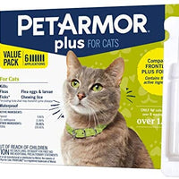 PETARMOR Plus Flea & Tick Prevention for Cats with Fipronil, Waterproof, Long-Lasting & Fast-Acting Topical Cat Flea Treatment - BESTMASCOTA.COM