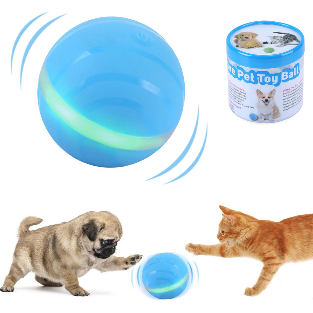 Pelota de juguete para perros con luz LED y chirriador, pelotas para perros,  pelota de juego para perros