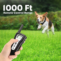 Casfuy Dog Training Collar with Remote - 1000ft Range Electric Shock Collar for 2 Dogs Rechargeable 100% Waterproof with Beep Vibration Harmless Shock for Small Medium Large Dogs - BESTMASCOTA.COM