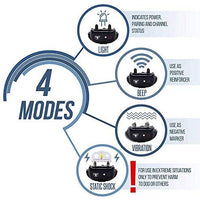 Pet Union PT0Z1 collar de entrenamiento para perros, totalmente impermeable, rango de 1200 pies - BESTMASCOTA.COM