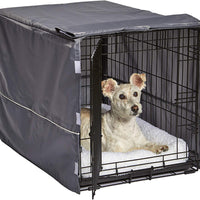 MidWest funda para jaula de perro, funda para jaula de privacidad para perros, se adapta a cajas de perro Midwest, se puede lavar a máquina y secar - BESTMASCOTA.COM