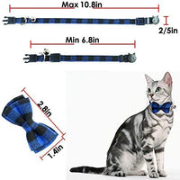 Collar de gato con lazo y campana para gato, ajustable, para mascotas y gatos. - BESTMASCOTA.COM