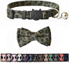 M-YOUNG Collar para gato con campana y pajarita, collares de seguridad ajustables para cachorro de gatito (6.7 in a 10,8 pulgadas) - BESTMASCOTA.COM