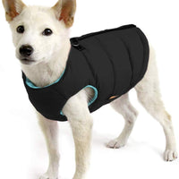 Gooby - Padded Vest, Dog Jacket Coat Sweater with Zipper Closure and Leash Ring - BESTMASCOTA.COM