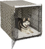 MidWest funda para jaula de perro, funda para jaula de privacidad para perros, se adapta a cajas de perro Midwest, se puede lavar a máquina y secar - BESTMASCOTA.COM