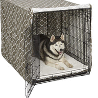MidWest funda para jaula de perro, funda para jaula de privacidad para perros, se adapta a cajas de perro Midwest, se puede lavar a máquina y secar - BESTMASCOTA.COM