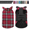 MIGOHI Dog Jackets for Winter Windproof Waterproof Reversible Dog Coat for Cold Weather British Style Plaid Warm Dog Vest for Small Medium Large Dogs - BESTMASCOTA.COM