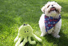 HuggleHounds - Juguete de peluche chirriante para perros con nudos para masticadores agresivos - BESTMASCOTA.COM