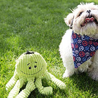 HuggleHounds - Juguete de peluche chirriante para perros con nudos para masticadores agresivos - BESTMASCOTA.COM