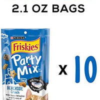 Purina Friskies Party Mix Adult Cat Treats – (10) 2.1 oz. Bolsas. - BESTMASCOTA.COM