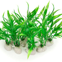 10 unidades) Acuario Artificial Plantas, pequeño tamaño 4 inch Altura aproximada Comsun Fish Tank Decoración Home Decoración de plástico verde - BESTMASCOTA.COM
