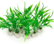 10 unidades) Acuario Artificial Plantas, pequeño tamaño 4 inch Altura aproximada Comsun Fish Tank Decoración Home Decoración de plástico verde - BESTMASCOTA.COM