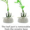 10 unidades) Acuario Artificial Plantas, pequeño tamaño 4 inch Altura aproximada Comsun Fish Tank Decoración Home Decoración de plástico verde - BESTMASCOTA.COM