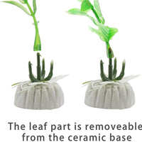 10 unidades) Acuario Artificial Plantas, pequeño tamaño 4 inch Altura aproximada Comsun Fish Tank Decoración Home Decoración de plástico verde - BESTMASCOTA.COM