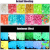 100 pcs nuevo colorido brilla en la oscuridad guijarros piedras rocas para tanque de peces acuario jardín pasarela - BESTMASCOTA.COM