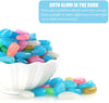 100 pcs nuevo colorido brilla en la oscuridad guijarros piedras rocas para tanque de peces acuario jardín pasarela - BESTMASCOTA.COM
