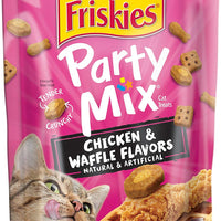 Purina Friskies Party Mix Adult Cat Treats - (6) 6 oz. Pouches - BESTMASCOTA.COM