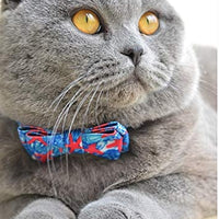 M-YOUNG Collar para gato con campana y pajarita, collares de seguridad ajustables para cachorro de gatito (6.7 in a 10,8 pulgadas) - BESTMASCOTA.COM