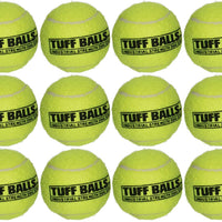 12 Bolas Tuff Balls, juguetes para perros con fuerza industrial, Amarillo - BESTMASCOTA.COM