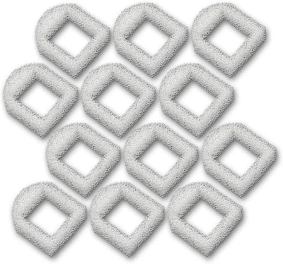 12 prefiltros de espuma para fuente de agua Drinkwell Lotus, Avalon o Pagoda de acero inoxidable 360 (color blanco) - BESTMASCOTA.COM