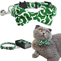 M-YOUNG Collar para gato con campana y pajarita, collares de seguridad ajustables para cachorro de gatito (6.7 in a 10,8 pulgadas) - BESTMASCOTA.COM