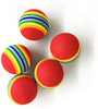 12pcs Esponja Ball Cat Toy suave espuma de arco iris Play bolas interactivo Gatitos Pet juguetes - BESTMASCOTA.COM