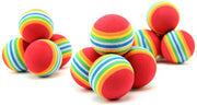 12pcs Esponja Ball Cat Toy suave espuma de arco iris Play bolas interactivo Gatitos Pet juguetes - BESTMASCOTA.COM