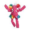 HuggleHounds - Juguete de peluche chirriante para perros con nudos para masticadores agresivos - BESTMASCOTA.COM