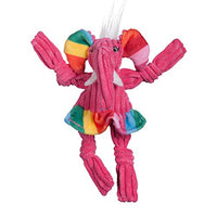 HuggleHounds - Juguete de peluche chirriante para perros con nudos para masticadores agresivos - BESTMASCOTA.COM
