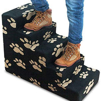 Los mejores suministros para mascotas fabricados en Estados Unidos escalones/escaleras para mascotas con espuma certificada CertiPUR-US para perros y gatos - BESTMASCOTA.COM