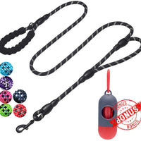 tobeDRI Correa para perro resistente, 2 asas acolchadas, 6 pies de largo, correas de entrenamiento para perros medianos y grandes - BESTMASCOTA.COM