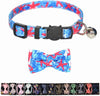 M-YOUNG Collar para gato con campana y pajarita, collares de seguridad ajustables para cachorro de gatito (6.7 in a 10,8 pulgadas) - BESTMASCOTA.COM