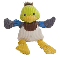 HuggleHounds - Juguete de peluche chirriante para perros con nudos para masticadores agresivos - BESTMASCOTA.COM