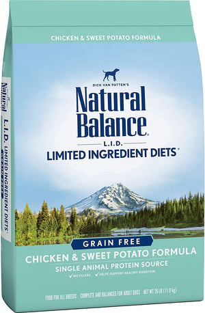 Natural Balance L.I.D. Alimento seco para perros con ingredientes limitados, libre de granos - BESTMASCOTA.COM