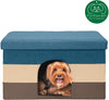 Cama para perro Furhaven, casa de fieltro para mascotas, refugio privado y taburete otomano plegable para sala de estar, para gatos y perros pequeños, disponible en varios colores y estilos - BESTMASCOTA.COM