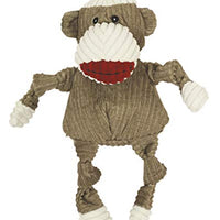 HuggleHounds - Juguete de peluche chirriante para perros con nudos para masticadores agresivos - BESTMASCOTA.COM