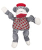 HuggleHounds - Juguete de peluche chirriante para perros con nudos para masticadores agresivos - BESTMASCOTA.COM