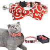 M-YOUNG Collar para gato con campana y pajarita, collares de seguridad ajustables para cachorro de gatito (6.7 in a 10,8 pulgadas) - BESTMASCOTA.COM