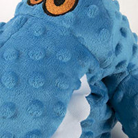 GoDog Just for Me Gators - Peluche de perro con protector para masticar - BESTMASCOTA.COM