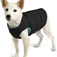 Gooby - Padded Vest, Dog Jacket Coat Sweater with Zipper Closure and Leash Ring - BESTMASCOTA.COM