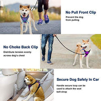 Arnés para perro BARKBAY sin tirones, arnés para perro reflectante con clip frontal y mango de control fácil para caminar, entrenamiento, correr - BESTMASCOTA.COM