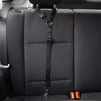 BWOGUE 2 paquetes de correas de seguridad para perros y gatos, para reposacabezas de coche, de nailon, ajustables, para perros, cinturones de seguridad, arnés - BESTMASCOTA.COM