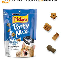 Purina Friskies Party Mix Adult Cat Treats - (4) 10 oz. Pouches - BESTMASCOTA.COM