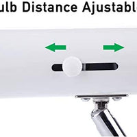 2-Pack 25W UVA UVB Lamp Lights with Bulbs| Heat and Light for Reptiles and Amphibian Tanks, Terrariums Cages | Adjustable and Rotates 360° | Clip or Hang Light | Works with Various Light Bulbs - BESTMASCOTA.COM
