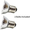 2-Pack 25W UVA UVB Lamp Lights with Bulbs| Heat and Light for Reptiles and Amphibian Tanks, Terrariums Cages | Adjustable and Rotates 360° | Clip or Hang Light | Works with Various Light Bulbs - BESTMASCOTA.COM