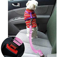 2 paquetes de cinturón de seguridad de coche para perros y gatos ajustables de Vastar, fabricados con tela de nailon; para enganchar al arnés - BESTMASCOTA.COM