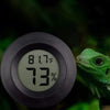 2 unidades termómetro digital Reptil switchable Celsius Fahrenheit Lizard Spider tortuga terrario tanque el higrómetro, S, Negro - BESTMASCOTA.COM