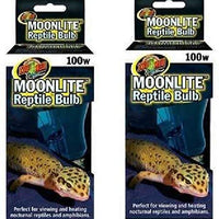 (2 unidades) Zoo Med Moonlite Reptil Bombillas – 100 vatios Cada uno - BESTMASCOTA.COM